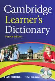Cambridge Learner's Dictionary - Fourth Edition
