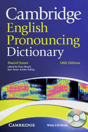 Cambridge English Pronouncing Dictionary - Cover