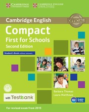 Testbank Compact First for Schools Second edition