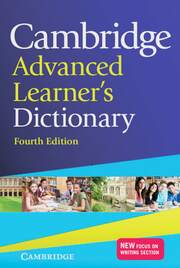 Cambridge Advanced Learner's Dictionary, Fourth edition