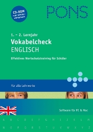 PONS Vokabelcheck', Englisch, CD-ROM mit Vokabelheft, Das effektive Wortschatztraining für Schüler