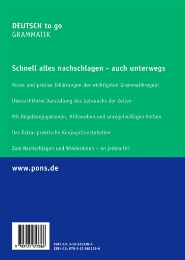 PONS Deutsch to go: Grammatik - Abbildung 1