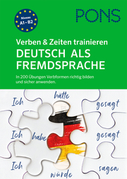 PONS Verben & Zeiten trainieren Deutsch als Fremdsprache - Cover