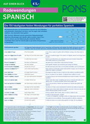 PONS Redewendungen Spanisch auf einen Blick - Cover