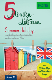 PONS 5-Minuten-Lektüren Englisch A1 - Summer Holidays - Cover