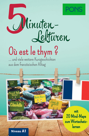 PONS 5-Minuten-Lektüren Französisch A1 - Où est le thym ? - Cover