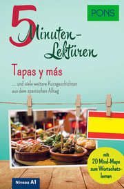 PONS 5-Minuten-Lektüren Spanisch A1 - Tapas y más - Cover