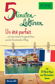 PONS 5-Minuten-Lektüren Französisch A2 - Un été parfait - Cover