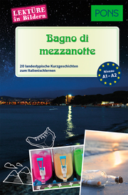 PONS Lektüre in Bildern Italienisch A1-A2 - Bagno di mezzanotte - Cover