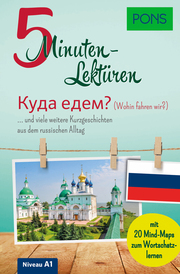 PONS 5-Minuten-Lektüren Russisch - Wohin fahren wir? - Cover