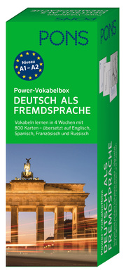PONS Power-Vokabelbox Deutsch als Fremdsprache - Cover