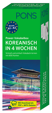 PONS Power-Vokabelbox Koreanisch in 4 Wochen - Cover