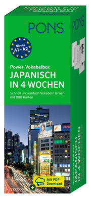 PONS Power-Vokabelbox Japanisch in 4 Wochen - Cover