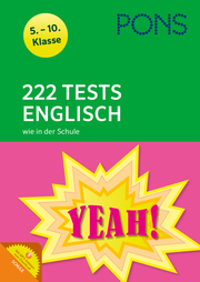 PONS 222 Tests Englisch wie in der Schule - Cover