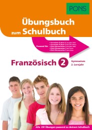 PONS Übungsbuch zum Schulbuch Französisch 2. Lernjahr Gymnasium - Cover