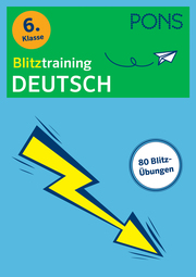 PONS Blitztraining Deutsch 6. Klasse - Cover