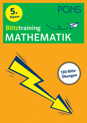 PONS Blitztraining Mathematik 5. Klasse - Cover