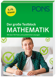 PONS Der große Testblock Mathematik 5./6. Klasse - Cover