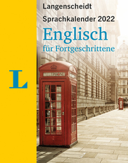 Langenscheidt Sprachkalender Englisch für Fortgeschrittene 2022 - Cover