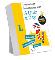 Langenscheidt Sprachkalender Englisch A Quiz a Day 2025 - Cover