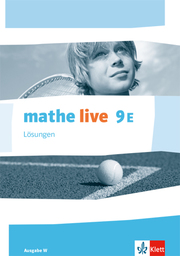 mathe live 9E. Ausgabe W - Cover