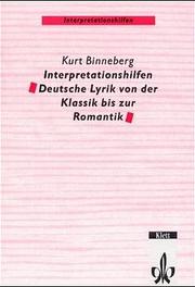 Interpretationshilfen Deutsche Lyrik - Cover