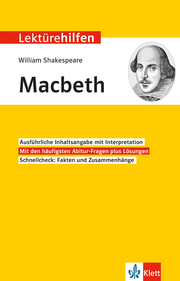 Klett Lektürehilfen William Shakespeare, Macbeth - Cover
