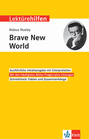 Klett Lektürehilfen Aldous Huxley, Brave New World