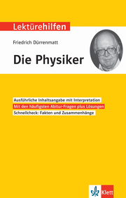 Klett Lektürehilfen Friedrich Dürrenmatt, Die Physiker - Cover