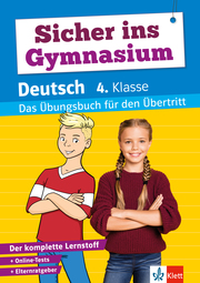 Klett Sicher ins Gymnasium Deutsch 4. Klasse - Cover