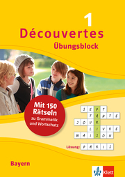 Découvertes 1 Bayern (ab 2017) - Übungsblock zum Schulbuch - Cover
