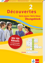 Découvertes 2 jaune/bleue - Übungsblock 2. Lernjahr - Cover