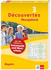Découvertes 3 Bayern (ab 2017) Übungsblock zum Schulbuch, 3. Lernjahr - Cover