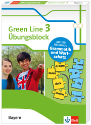 Green Line 3 Bayern Klasse 7 - Übungsblock zum Schulbuch - Cover