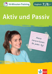 Klett 10-Minuten-Training Englisch Grammatik Aktiv und Passiv 7./8. Klasse - Cover
