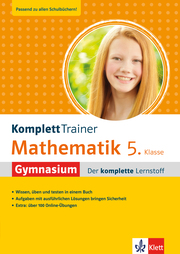 Klett KomplettTrainer Gymnasium Mathematik 5. Klasse - Cover