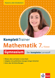 Klett KomplettTrainer Gymnasium Mathematik 7. Klasse - Cover