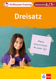 Klett 10-Minuten-Training Mathematik Dreisatz 6./7. Klasse - Cover