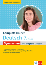 Klett KomplettTrainer Gymnasium Deutsch 7. Klasse - Cover