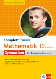 Klett KomplettTrainer Gymnasium Mathematik 10. Klasse - Cover