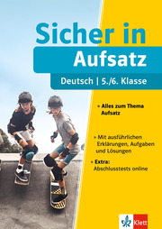 Klett Sicher in Deutsch Aufsatz 5./6. Klasse - Cover