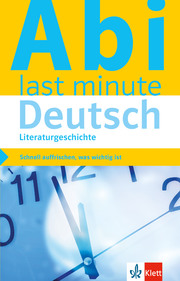 Klett Abi last minute Deutsch Literaturgeschichte - Cover