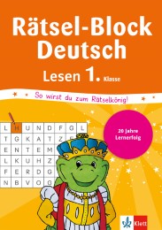 Rätsel-Block Deutsch Lesen 1. Klasse