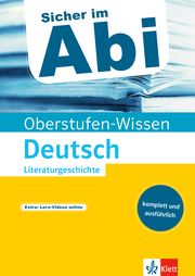 Klett Sicher im Abi Oberstufen-Wissen Deutsch - Literaturgeschichte - Cover