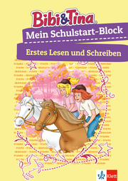 Bibi & Tina: Mein Schulstart-Block Erstes Lesen und Schreiben - Cover