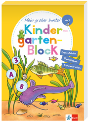 Klett Mein großer bunter Kindergarten-Block - Cover