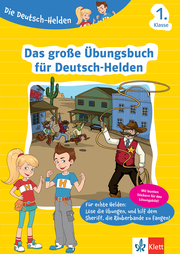 Klett Die Deutsch-Helden Das große Übungsbuch für Deutsch-Helden 1. Klasse - Cover