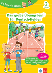 Klett Die Deutsch-Helden - Das große Übungsbuch für Deutsch-Helden 2. Klasse - Cover