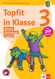 Klett Topfit in Klasse 3 - Deutsch, Mathematik und Englisch