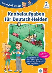 Klett Knobelaufgaben für Deutsch-Helden 2. Klasse - Cover